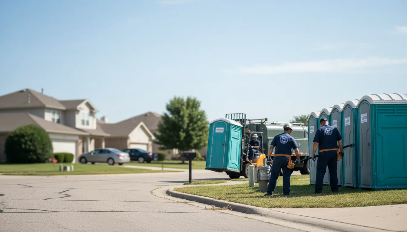 Porta Potty Rental in Ponder, TX near me